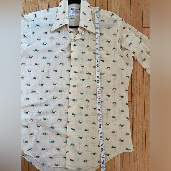 Unisex Vintage Champion Western Rodeo pattern long sleeve button up shirt in M - Picture 13 of 13